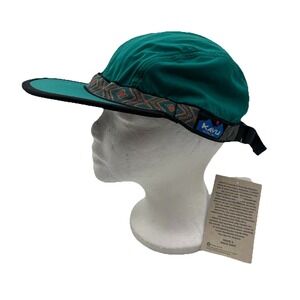 Kavu Synthetic‎ Strapcap Hat Cap Sz M Dark Teal Strapback Nylon Durable Outdoors